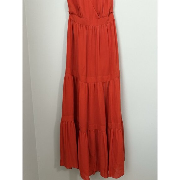 Talbots Orange Maxi Dress - Picture 3 of 10